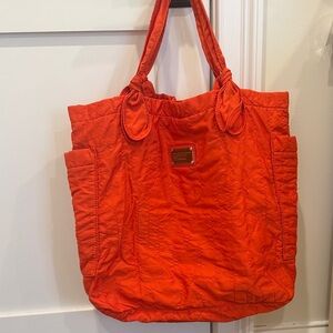 Marc Jacobs Vibrant Orange Quilted Tote